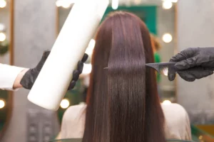 Conditioned smooth shiny hair