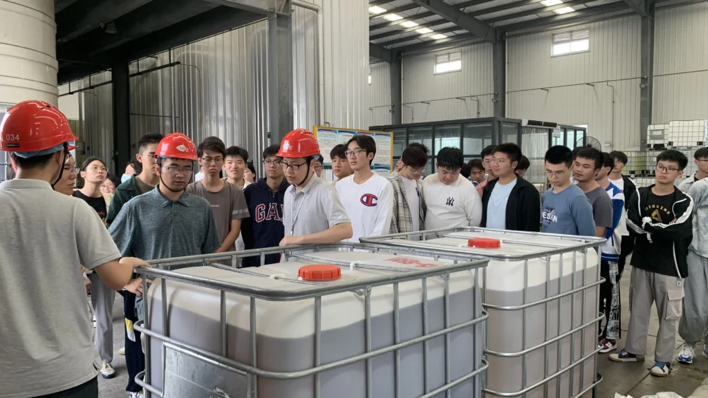 Guangdong University of Technology Visits Yeser Chemicals workshop presentation