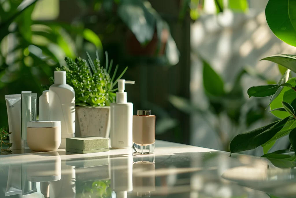 Product Still Life Variety of Personal Care Items