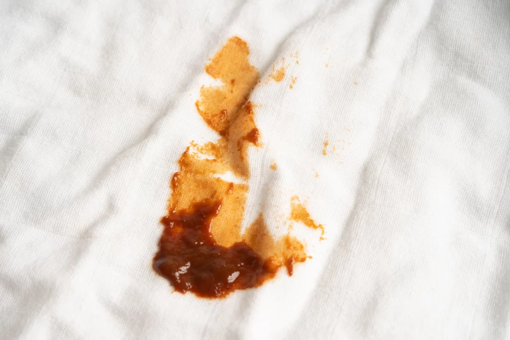 food stains on cloth